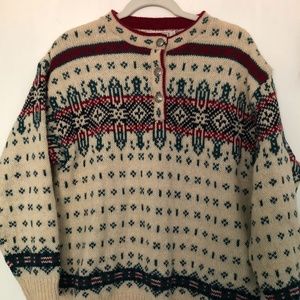 LL Bean Wool / Nylon Pullover